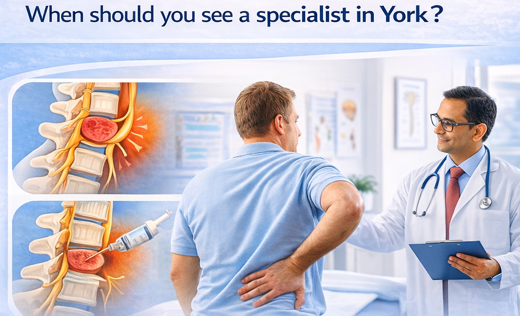Back Pain and Sciatica: When Should You See a Pain Specialist in York, UK?